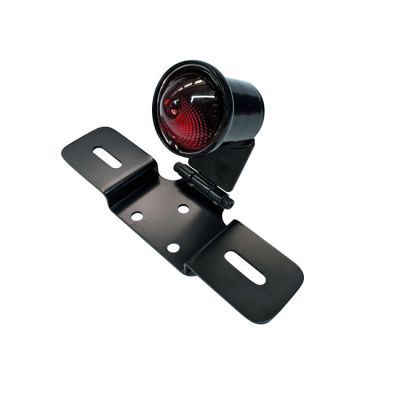 578101 - MCS Old School LED taillight, Type 6. Black. Red lens