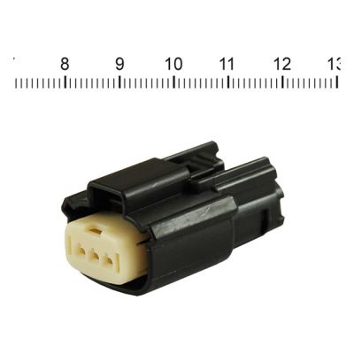 578274 - NAMZ, Molex MX-150 connector. Black, plug, 3-pin