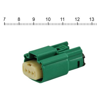 578277 - NAMZ, Molex MX-150 connector. Green, plug, 3-pin