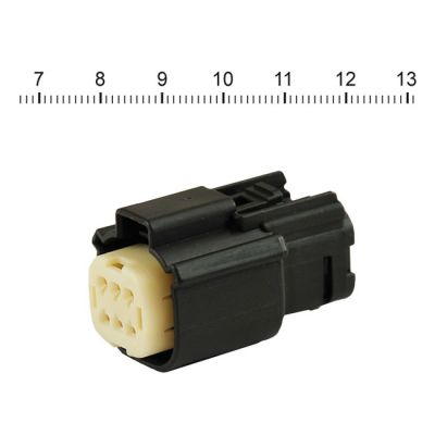 578280 - NAMZ, Molex MX-150 connector. Black, plug, 6-pin