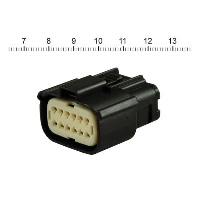 578283 - NAMZ, Molex MX-150 connector. Black, plug, 12-pin