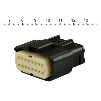 578285 - NAMZ, Molex MX-150 connector. Black, plug, 16-pin