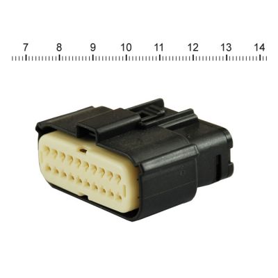 578287 - NAMZ, Molex MX-150 connector. Black, plug, 20-pin