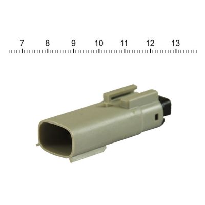 578289 - NAMZ, Molex MX-150 connector. Gray, receptacle, 3-pin