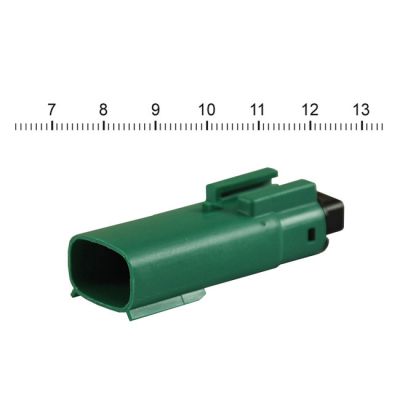 578291 - NAMZ, Molex MX-150 connector. Green, receptacle, 3-pin