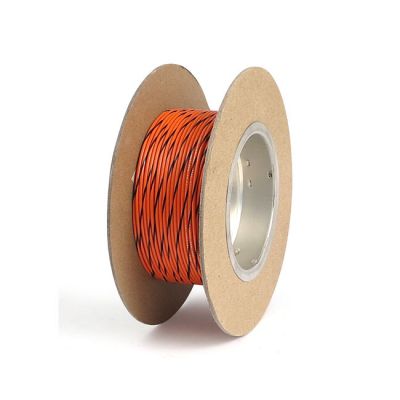 578330 - NAMZ, wire on spool. 18 gauge, 100ft. Orange/Black stripe