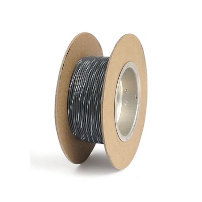 578340 - NAMZ, wire on spool. 18 gauge, 100ft. Gray/White stripe