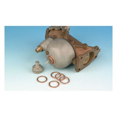 580253 - James, copper crush ring floatbowl nut Linkert carb