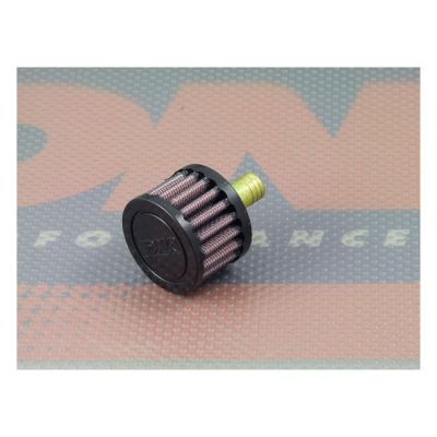 581225 - DNA Filters DNA crank case vent filter rubber top male round