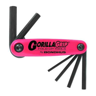 582293 - Bondhus, Gorilla Grip folding allen wrench metric