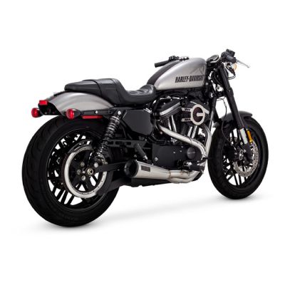586145 - V&H Vance & Hines, 2-1 Upsweep exhaust. Brushed