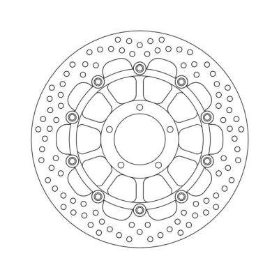 586916 - Moto-Master Halo series floating brake rotor