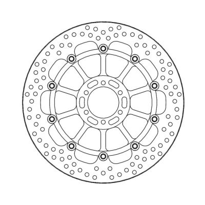 586927 - Moto-Master Halo series floating brake rotor