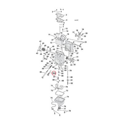 587036 - MIKUNI SHORT IDLE ADJ. SCREW