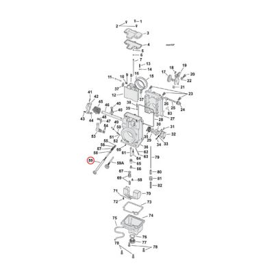 587037 - MIKUNI LONG IDLE ADH. SCREW