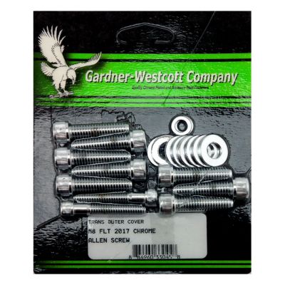 588009 - GARDNER-WESTCOTT GW, transmission side cover mount kit allen. Chrome