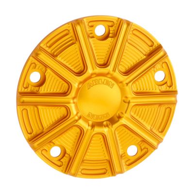 590394 - Arlen Ness, 10-gauge point cover. Gold