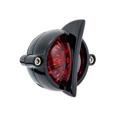 591251 - Motone, Cuda taillight. Black, no bracket. ECE