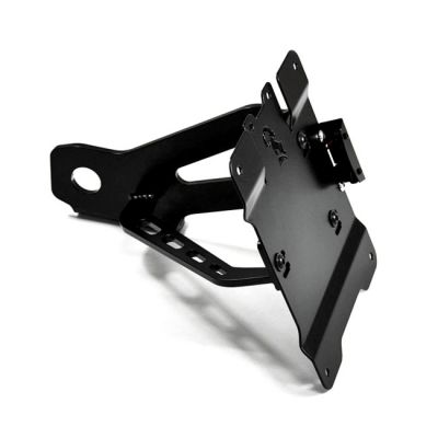 593526 - Zieger, side mount license plate bracket kit. Black