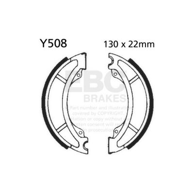 593545 - EBC plain brake shoes