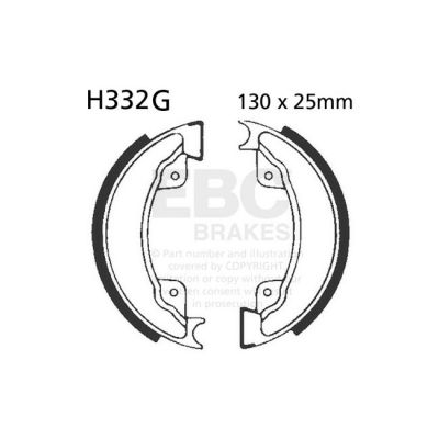 593558 - EBC grooved brake shoes
