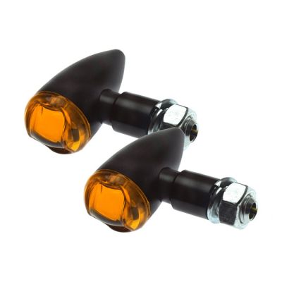 597955 - MCS PB2 LED turn signals black, amber lens