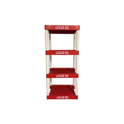 597975 - LUCAS OIL Lucas, oil 4-shelf display rack