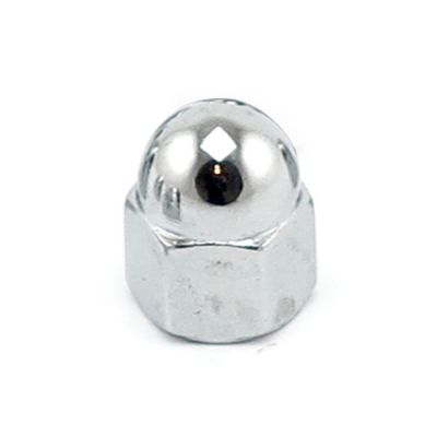 598259 - Colony, 1/4-20 acorn nuts chrome. Low Crown