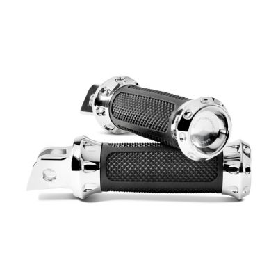 599216 - PM Performance Machine, Overdrive rider foot pegs. Chrome