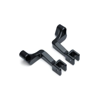 599627 - Küryakyn Kuryakyn, passenger peg mounts. Gloss black