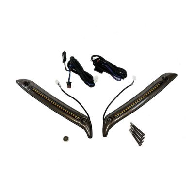 700709 - Custom Dynamics, ST LED Windshield Trim. Dark Bronze