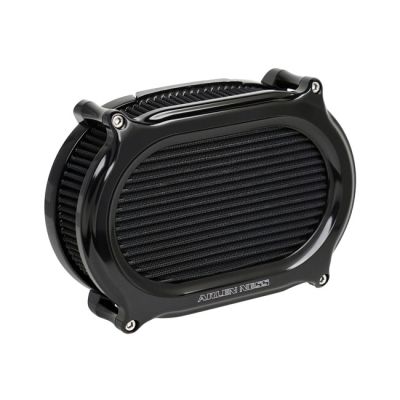 700821 - Arlen Ness, Stage 2 Oval Upgrade Air Cleaner kit. Black