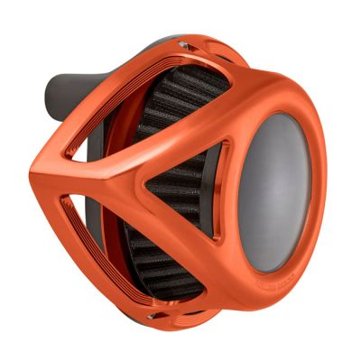 700860 - Arlen Ness, Clear Tear series air cleaner assembly. Orange