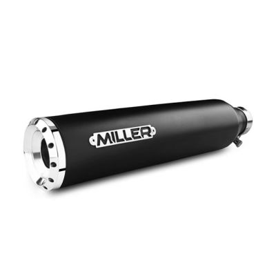 704406 - Miller Exhaust *2 WEEKS EXTRA TRANSIT TIME* Miller, Destiny Slip-On Mufflers. Euro 5. Matte Black