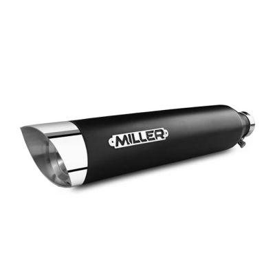 704407 - Miller Exhaust *2 WEEKS EXTRA TRANSIT TIME* Miller, Destiny Slip-On Mufflers. Euro 5. Matte Black