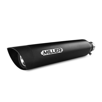 704408 - Miller Exhaust *2 WEEKS EXTRA TRANSIT TIME* Miller, Destiny Slip-On Mufflers. Euro 5. Matte Black