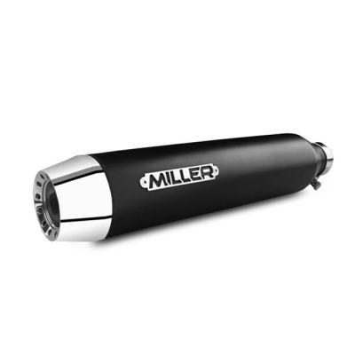 704409 - Miller Exhaust *2 WEEKS EXTRA TRANSIT TIME* Miller, Destiny Slip-On Mufflers. Euro 5. Matte Black