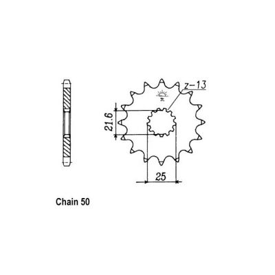 8080167 - JT Front Sprocket 566.14