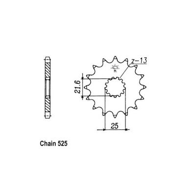 8080192 - JT Front Sprocket 520.17