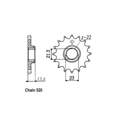 8080454 - JT Front Sprocket 577.15