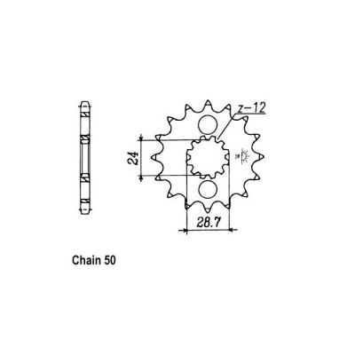 8080590 - JT Front Sprocket 517.16