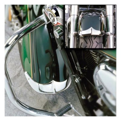 8080778 - National Cycle NC cast front fender tip set chrome