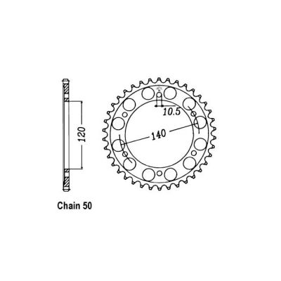 8080786 - JT Rear Sprocket 499.40