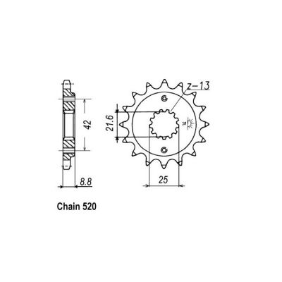 8080807 - JT Front Sprocket 512.17