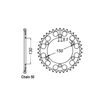 8081039 - JT Rear Sprocket 298.40