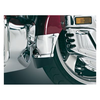 8081379 - Küryakyn Kuryakyn, Front fender extension with mud flap, chrome