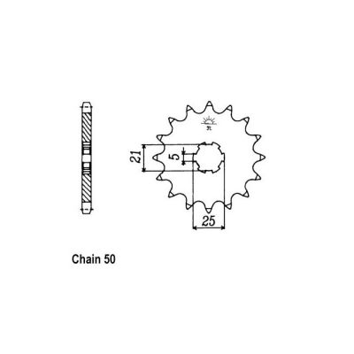 8081582 - JT Front Sprocket 567.17