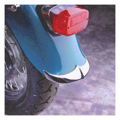 8081702 - National Cycle NC cast rear fender tip chrome