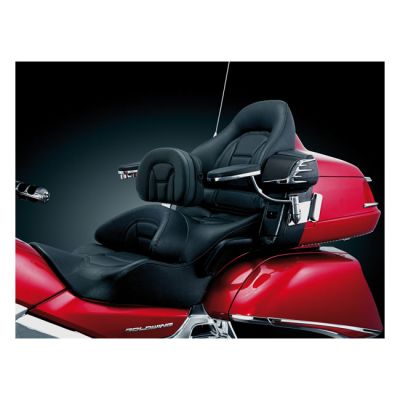 8082535 - Küryakyn Kuryakyn, Plug-n-Go driver backrest with black pad, chrome