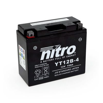 8110458 - Nitro sealed YT12B-4 AGM battery